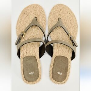 Zara Leather Sandals Sz-7.5